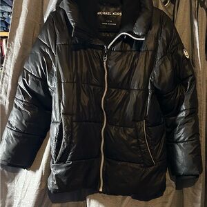Michael Kors Kids Puffer Jacket in Black